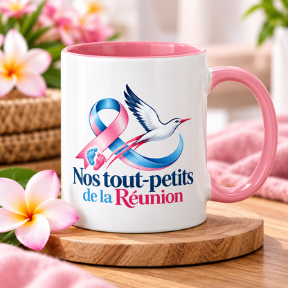 Mug Rose – Nos Tout Petits de La Réunion