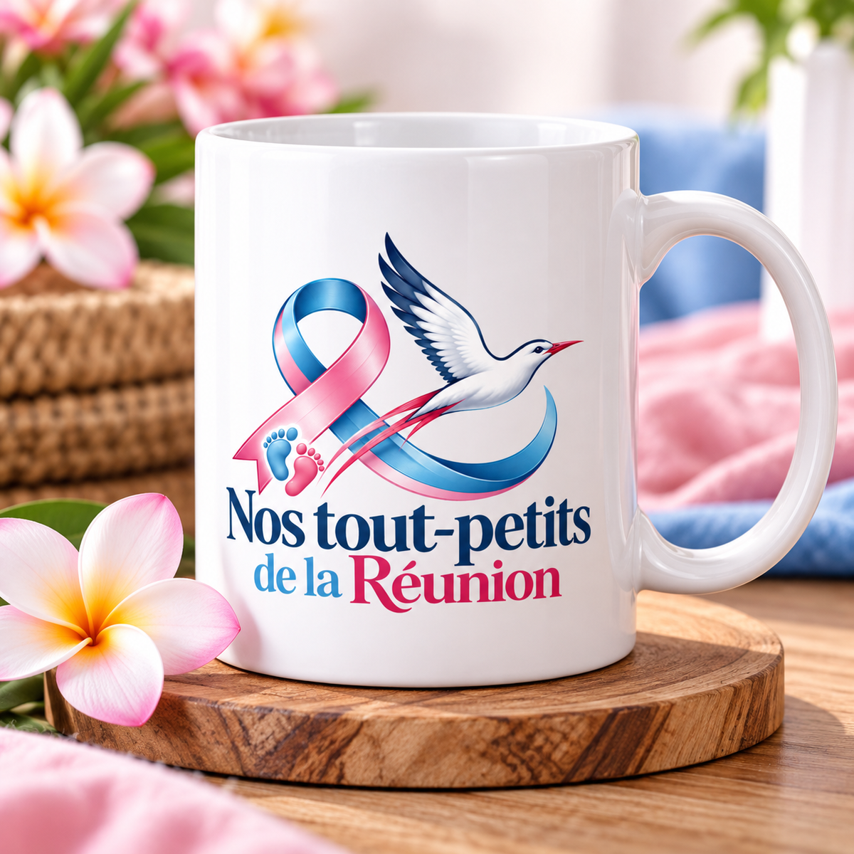 Mug Blanc – Nos Tout Petits de La Réunion