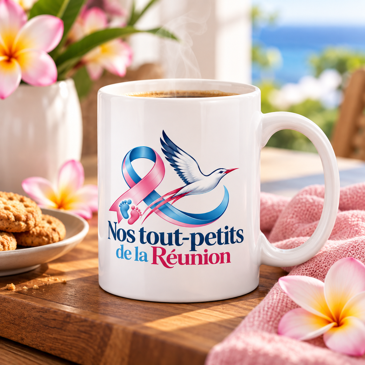 Mug Blanc – Nos Tout Petits de La Réunion