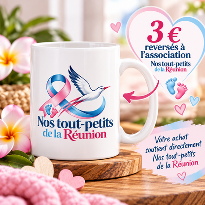 Mug Blanc – Nos Tout Petits de La Réunion