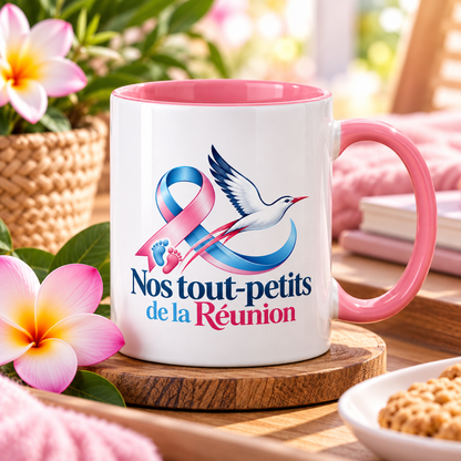 Mug Rose – Nos Tout Petits de La Réunion