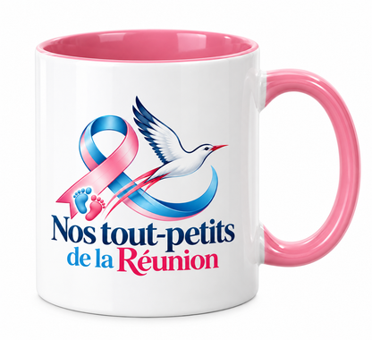 Mug Rose – Nos Tout Petits de La Réunion