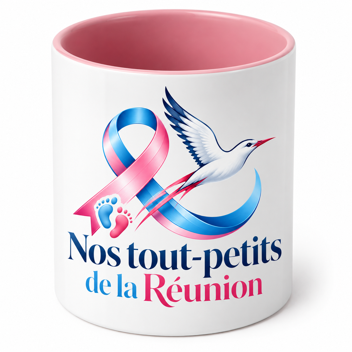 Pot à crayons en céramique rose ou turquoise – Nos Tout-Petits de La Réunion