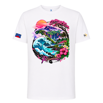 T-shirt La Réunion 974 – Paysage Péi | Nout Péi