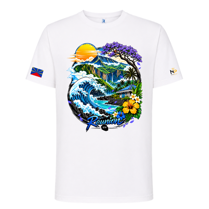 T-shirt La Réunion 974 – Paysage Péi | Nout Péi