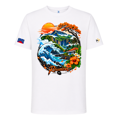 T-shirt La Réunion 974 – Paysage Péi | Nout Péi