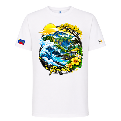 T-shirt La Réunion 974 – Paysage Péi | Nout Péi