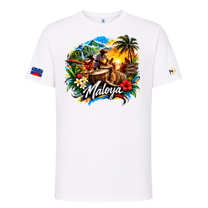 T-shirt Maloya Réunion – Design Tropical | Nout Péi