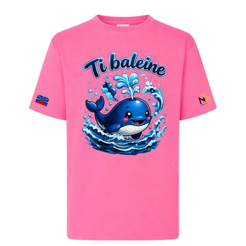 T-shirt enfant Ti baleine