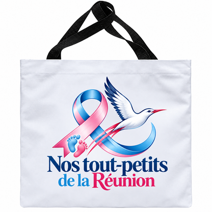 Sac tote bag solidaire – Nos Tout-Petits de La Réunion