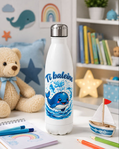 Gourde enfant isotherme Ti Baleine 500 ml | Nout Péi