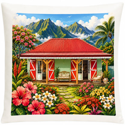 Oreiller Case Créole – 40x40 cm | Nout Pei