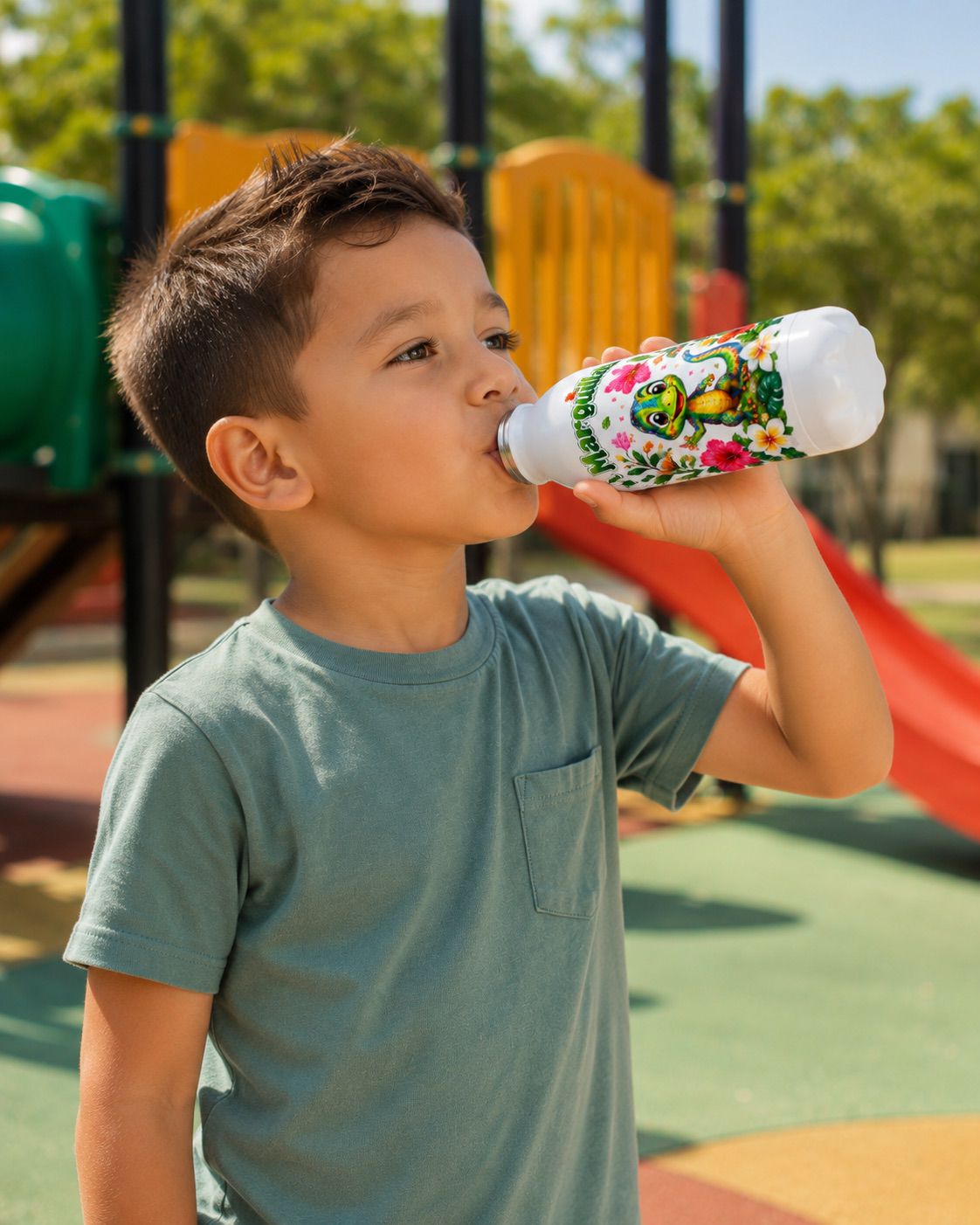 Gourde enfant isotherme Ti Margouillat 500 ml | Nout Péi