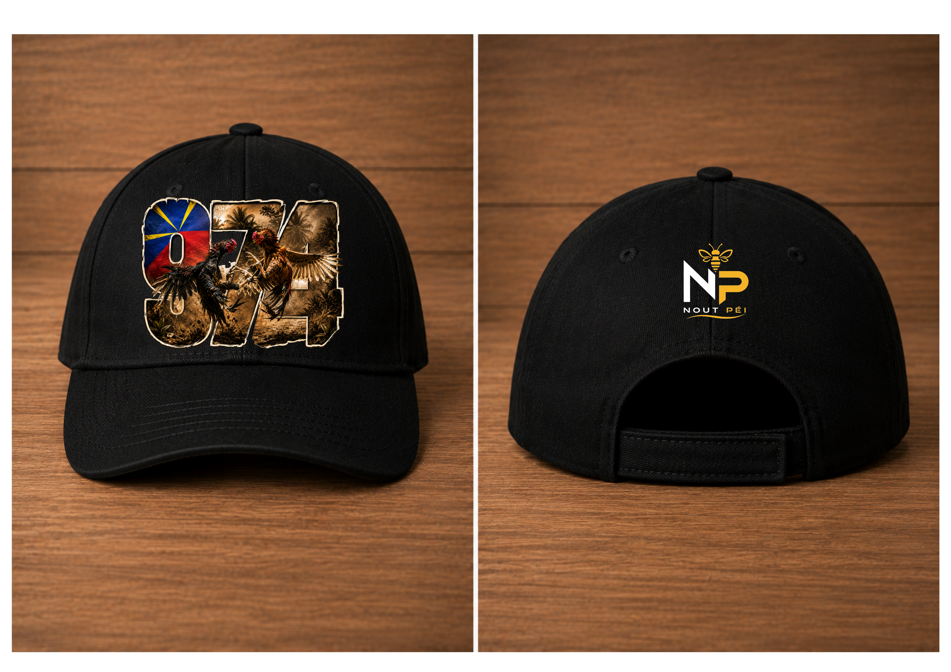Casquette Nout Péi – Collection Bataille Coq