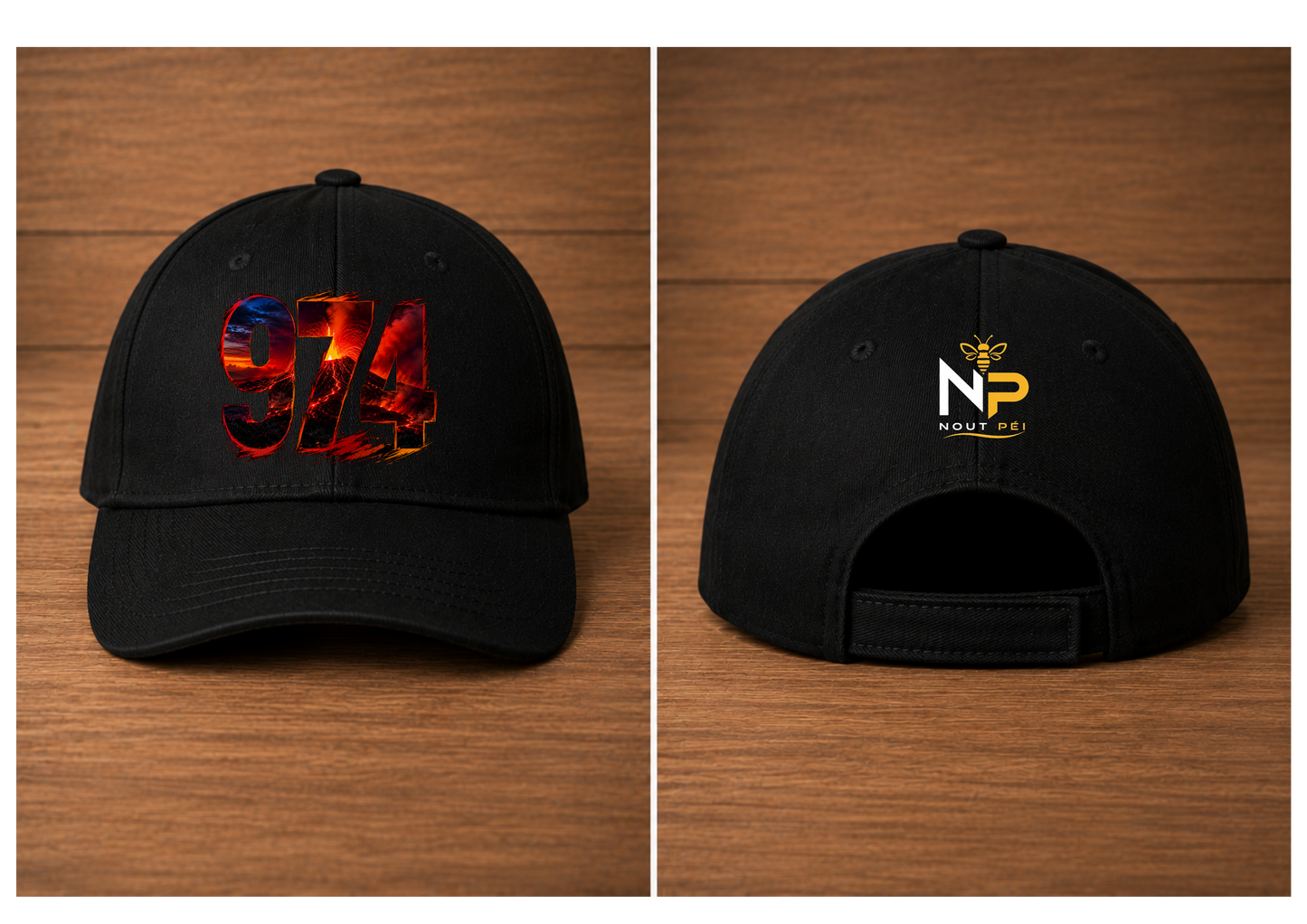 Casquette Nout Péi – Collection Piton de la Fournaise