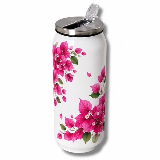 Thermos Canette Bougainvillier 500 ml en Aluminium | Nout Péi